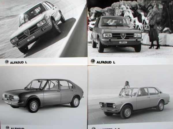 Alfa Romeo Alfetta Alfasud Modelprogramm 1975 Presskit with Photos (0482)